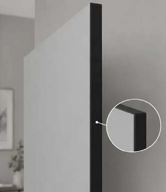 Атриум Этна-58 B3 ФлексЭмаль (черная кромка ABS)